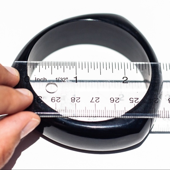 HANDMADE Triangle Vintage Repro Mod MCM Lucite Bangle! - Picture 3 of 8